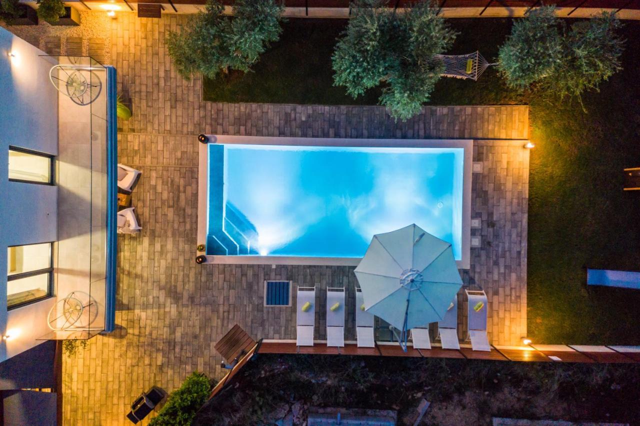 Villa Olea With Heated Pool And Jacuzzi Sukošan Zewnętrze zdjęcie